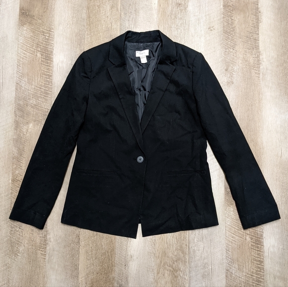 Loft Black Blazer Jacket - Picture 1 of 9